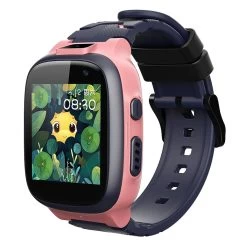 360 Kids Smart Watch E2 (4G/LTE Wifi, IPX8 Waterproof, Dual Cameras, GPS Tracking) - Pink