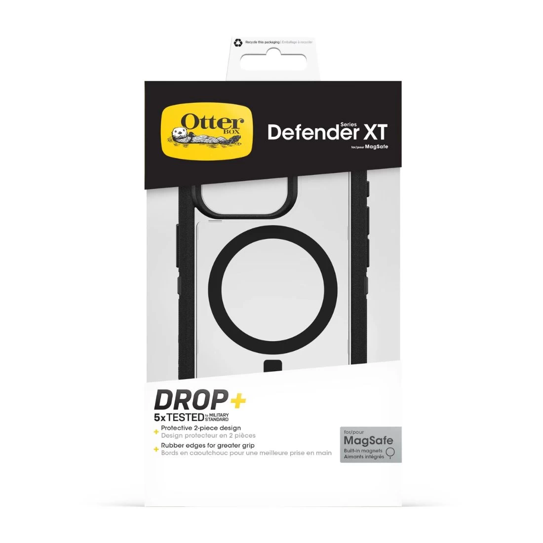Otterbox Defender XT Clear MagSafe Case For IPhone 15 Pro 77-93267 - Black/Clear 1 Otterbox Defender XT Clear MagSafe Case For IPhone 15 Pro 77-93267 - Black/Clear