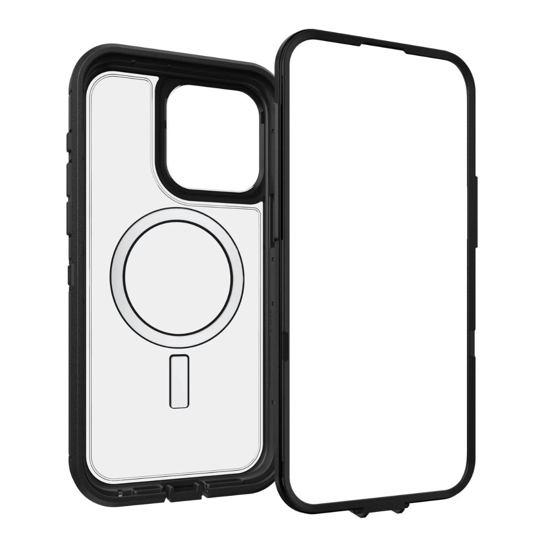 Otterbox Defender XT Clear MagSafe Case For IPhone 15 Pro 77-93267 - Black/Clear 3 Otterbox Defender XT Clear MagSafe Case For IPhone 15 Pro 77-93267 - Black/Clear - Image 3