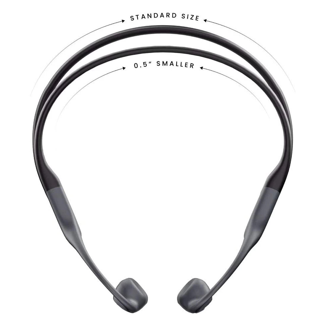 Shokz OpenRun Mini Bluetooth Open-Ear Endurance Headphones - Black 5 Shokz OpenRun Mini Bluetooth Open-Ear Endurance Headphones - Black - Image 5