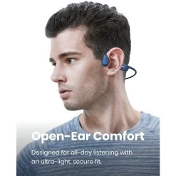 Shokz OpenRun Wireless Open-Ear Sport Headphones - Blue 5 Shokz OpenRun Wireless Open-Ear Sport Headphones - Blue -Electronics Shop aftershokz openrun mini bluetooth open ear endurance headphones blu 5