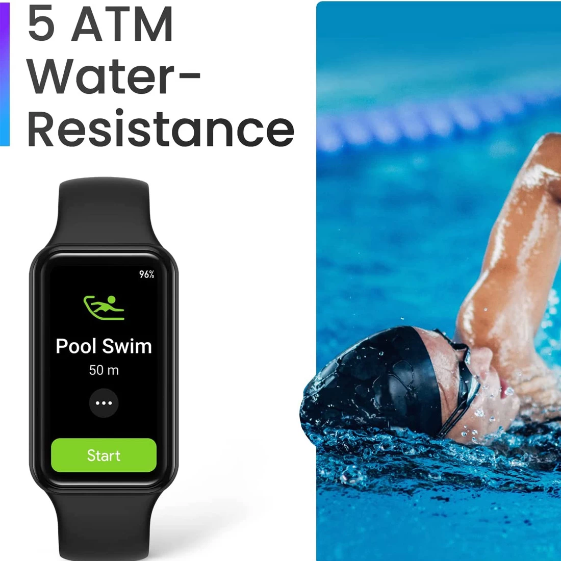 Amazfit Band 7 Fitness & Health Tracker - Black 4 Amazfit Band 7 Fitness & Health Tracker - Black - Image 4