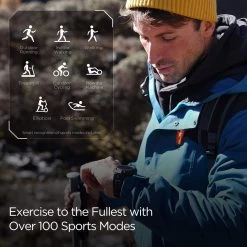 Amazfit T-Rex Pro 48mm Outdoor Smart Watch - Black 9 Amazfit T-Rex Pro 48mm Outdoor Smart Watch - Black -Electronics Shop amazfit t rex pro smart watch balck 3