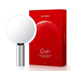 AMIRO Oath O2 LED Auto Illuminate Vanity Mirror - White -Electronics Shop amiro oath auto illuminate sensor mirror white1