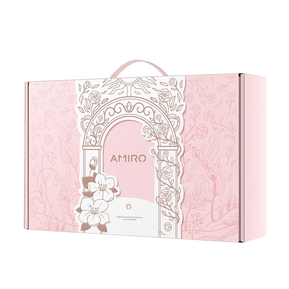 AMIRO Oath O2 LED Auto Illuminate Vanity Mirror - Pink 5 AMIRO Oath O2 LED Auto Illuminate Vanity Mirror - Pink - Image 5