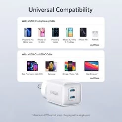 Anker 521 USB-C Charger Nano Pro 40W A2038T21 - White -Electronics Shop anker 521 usb c charger5