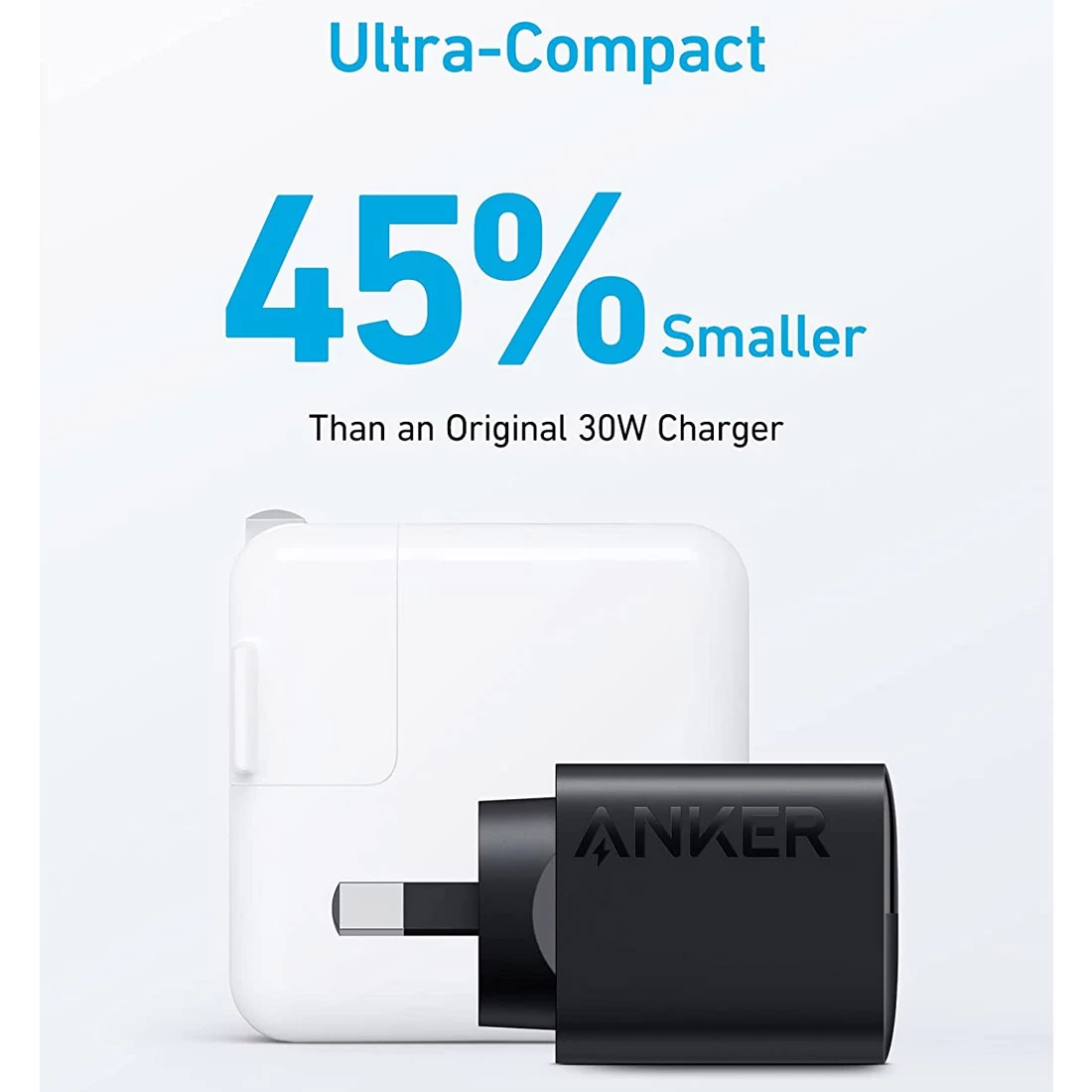 Anker 323 USB C Charger (33W) - Black 4 Anker 323 USB C Charger (33W) - Black - Image 4