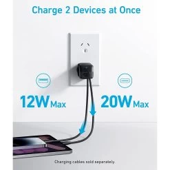 Anker 323 USB C Charger (33W) - White -Electronics Shop anker charger 33w 2 1
