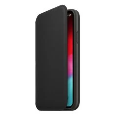Apple IPhone XS Max Leather Folio - Black -Electronics Shop apple iphone xs leather folio black 1 1