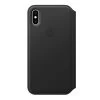 Apple IPhone XS Leather Folio - Black