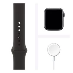 Apple Watch Series 6 40mm (GPS + Cellular) Space Grey Aluminum Case W/ Black Sport Band -Electronics Shop apple watch 40mm series 6 space grey aluminum case 1