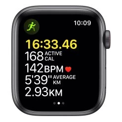 Apple Watch SE 44mm Space Grey Aluminium Case GPS + Cellular W/ Midnight Sport Band -Electronics Shop apple watch se 44mm space grey aluminium case with sport band gps cellular 1