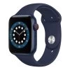Apple Watch 40mm Series 6 (GPS + Cellular) Blue Aluminum Case W/ Navy Sport Band