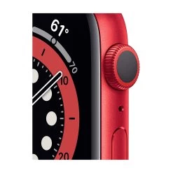 Apple Watch Series 6 44mm (Product) Red Aluminium Case W/ Red Sport Band GPS + Cellular -Electronics Shop apple watch series 6 44mm red aluminium case w red sport band side 1 1
