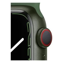 Apple Watch Series 7 41mm (GPS + Cellular) Green Aluminium Case W/ Clover Sport Band -Electronics Shop apple watch series 7 41mm green aluminium case gps cellular 4 2