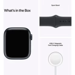 Apple Watch Series 7 41mm Midnight Aluminium Case W/ Midnight Sport Band GPS + Cellular 10 Apple Watch Series 7 41mm Midnight Aluminium Case W/ Midnight Sport Band GPS + Cellular -Electronics Shop apple watch series 7 41mm midnight aluminium case gps cellular 1