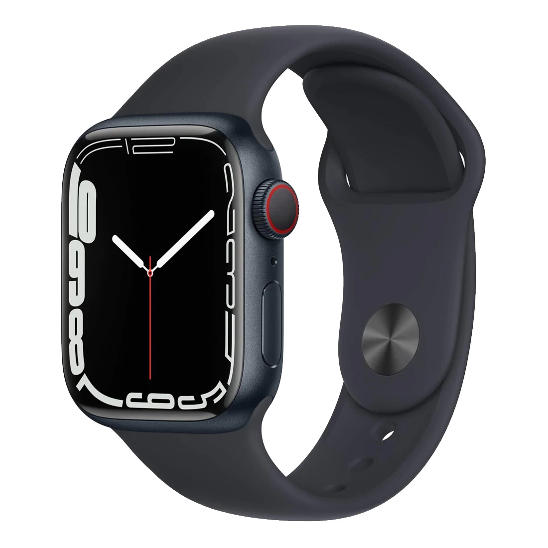 Apple Watch Series 7 45mm (GPS + Cellular) Midnight Aluminium Case W/ Midnight Sport Band 1 Apple Watch Series 7 45mm (GPS + Cellular) Midnight Aluminium Case W/ Midnight Sport Band
