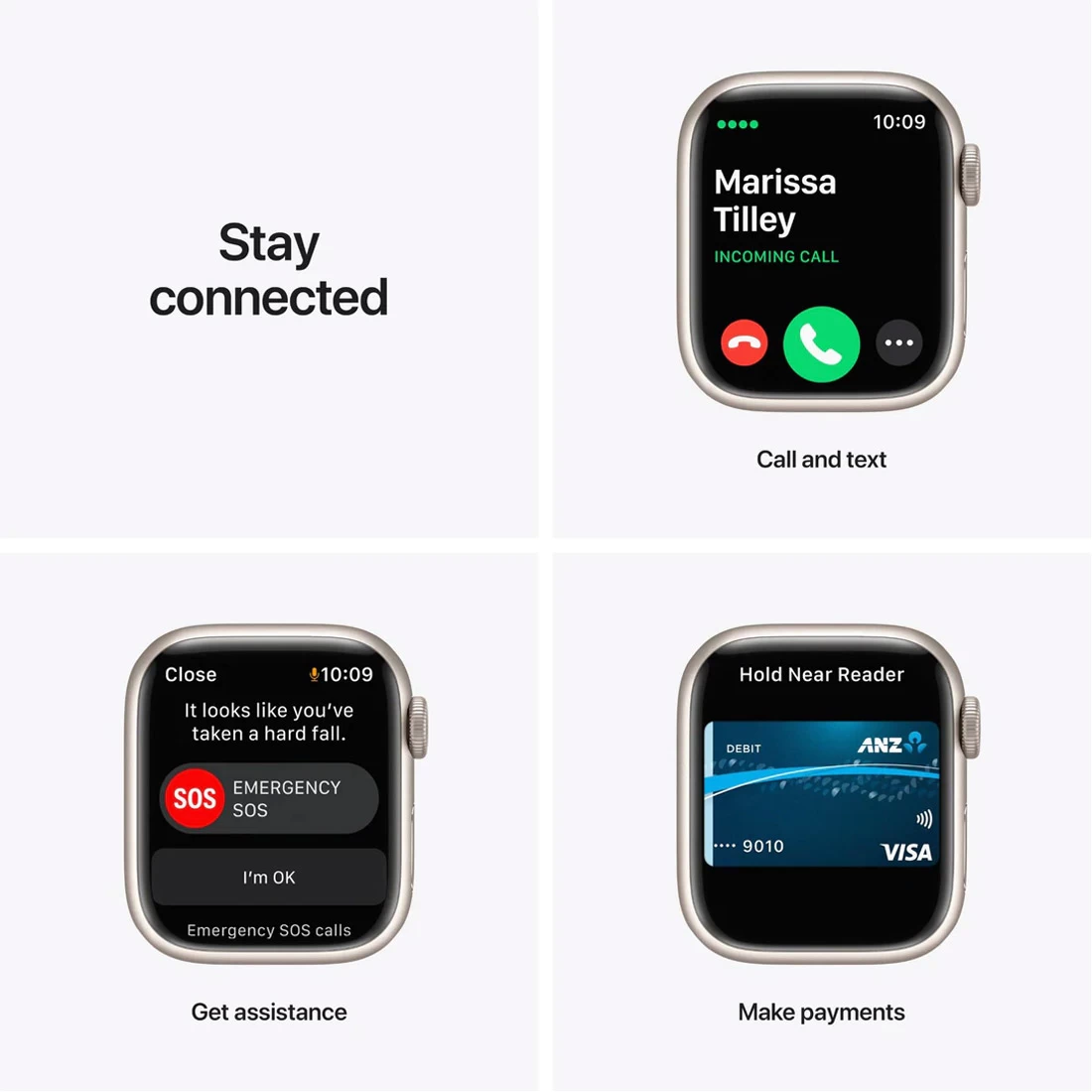 Apple Watch Series 7 41mm Midnight Aluminium Case W/ Midnight Sport Band GPS + Cellular 7 Apple Watch Series 7 41mm Midnight Aluminium Case W/ Midnight Sport Band GPS + Cellular - Image 7