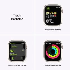 Apple Watch Series 7 41mm Blue Aluminium Case W/ Abyss Blue Sport Band GPS + Cellular 12 Apple Watch Series 7 41mm Blue Aluminium Case W/ Abyss Blue Sport Band GPS + Cellular -Electronics Shop apple watch series 7 41mm starlight aluminium case 3 2