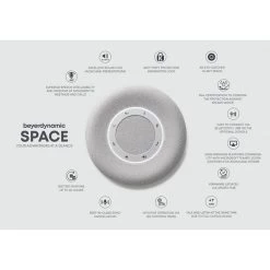 Beyerdynamic Space Wireless Bluetooth Speakerphone - Nordic Grey -Electronics Shop beyerdynamic space wireless bluetooth speakerphone charcoal 1 1