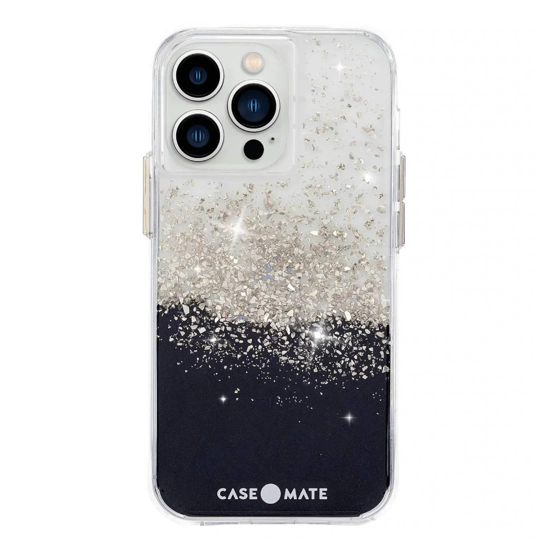 Case-Mate Karat Onyx Case Antimicrobial For IPhone 13 Pro - Clear/Black