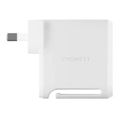Cygnett PowerMaxx 70W Dual Port GaN Wall Charger CY4132PBCHE - White -Electronics Shop charger cy4132pbche side