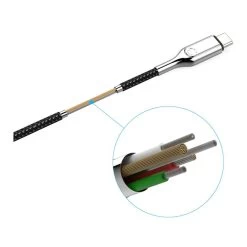 Cygnett Armoured 5A/100W 2.0 USB-C To USB-C Cable 2m CY2678PCTYC - Black -Electronics Shop cy2678pctyc black3