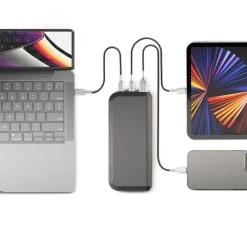 Cygnett ChargeUp Pro Series 25K Laptop Power Bank CY4131PBCHE - Black -Electronics Shop cy4131pbche black2