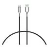 Cygnett Armored 2.0 USB-C To USB-A Cable 1M (3A/60W) - Black