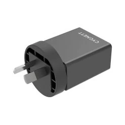 Cygnett PowerPlus 18W Wall Charger + Lightning To USB-C Cable - Black -Electronics Shop cygnett powerplus 18w wall charger lightning to usb c cable black 1