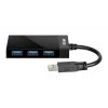 D Link D-Link DUB-1341 4 Port Super Speed USB 3.0 Hub - Black