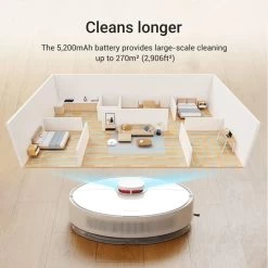 Dreame D10 Plus Robot Vacuum And Mop With Auto Empty Dock - White -Electronics Shop dreame d10 plus 7