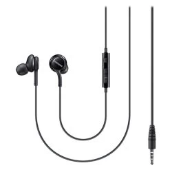 Samsung In-Ear Wired Earphones 3.5mm EO-IA500BBEGWW - Black -Electronics Shop ds lfks