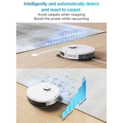 ECOVACS Deebot N8 Robot Vacuum Cleaner - White -Electronics Shop ecovacs deebot n8 robot vacuum cleaner white 2