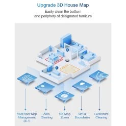 ECOVACS Deebot X1 Turbo Robot Vacuum Cleaner - Black -Electronics Shop ecovacs deebot x1 turbo robot vacuum cleaner black 2