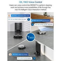 ECOVACS Deebot X1 Turbo Robot Vacuum Cleaner - Black -Electronics Shop ecovacs deebot x1 turbo robot vacuum cleaner black 3