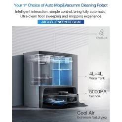 ECOVACS Deebot X1 Turbo Robot Vacuum Cleaner - Black -Electronics Shop ecovacs deebot x1 turbo robot vacuum cleaner black 6jpg