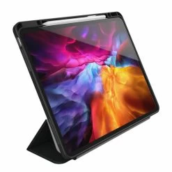 EFM Aspen Folio Case Armour With D3O & Leather For IPad 10.2 - Black -Electronics Shop efm aspen folio case armour with d3o leather for ipad 2