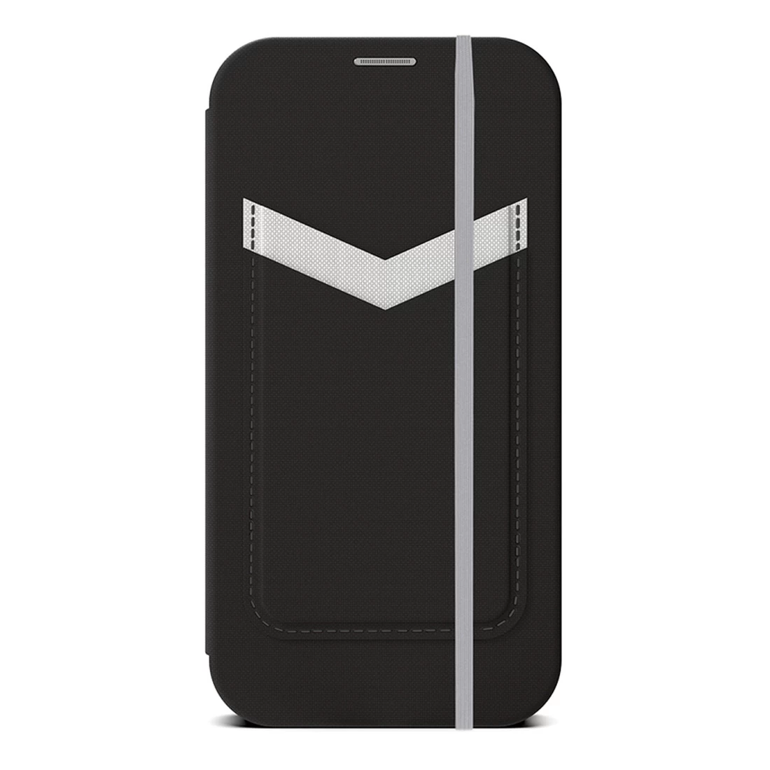 EFM Miami Leather Wallet Case Armour With D3O For IPhone 13 Mini - Smoke Black 1 EFM Miami Leather Wallet Case Armour With D3O For IPhone 13 Mini - Smoke Black