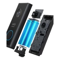 Eufy Wireless 2K Video Doorbell Add On T8210CW1 - Black -Electronics Shop eufy wireless 2k doorbell inside 1