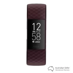 Fitbit Charge 4 Fitness Tracker - Rosewood -Electronics Shop fitbit charge 4 fitness tracker rosewood front 1