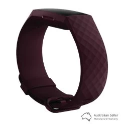Fitbit Charge 4 Fitness Tracker - Rosewood -Electronics Shop fitbit charge 4 fitness tracker rosewood side 1