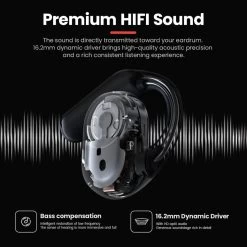 Haylou True Wireless Open Earbuds OW01 - Black -Electronics Shop haylou true wireless open earbuds ow01 black 5