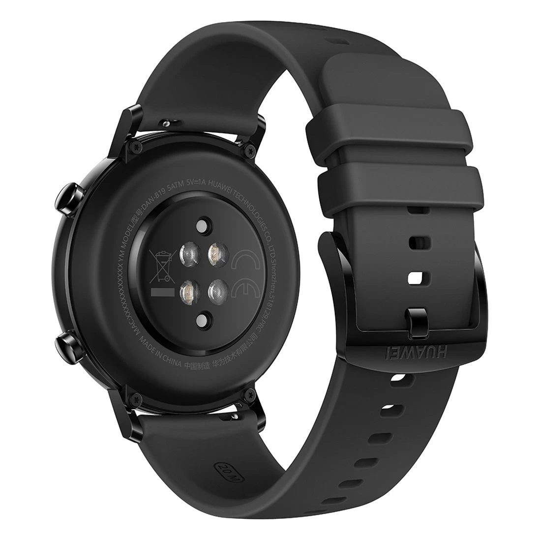 Huawei Watch GT 2 Sport 42mm Smart Watch - Night Black 2 Huawei Watch GT 2 Sport 42mm Smart Watch - Night Black - Image 2