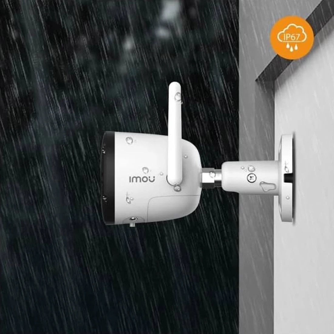 Imou Bullet 2E 4MP Outdoor Bullet Camera - White 2 Imou Bullet 2E 4MP Outdoor Bullet Camera - White - Image 2