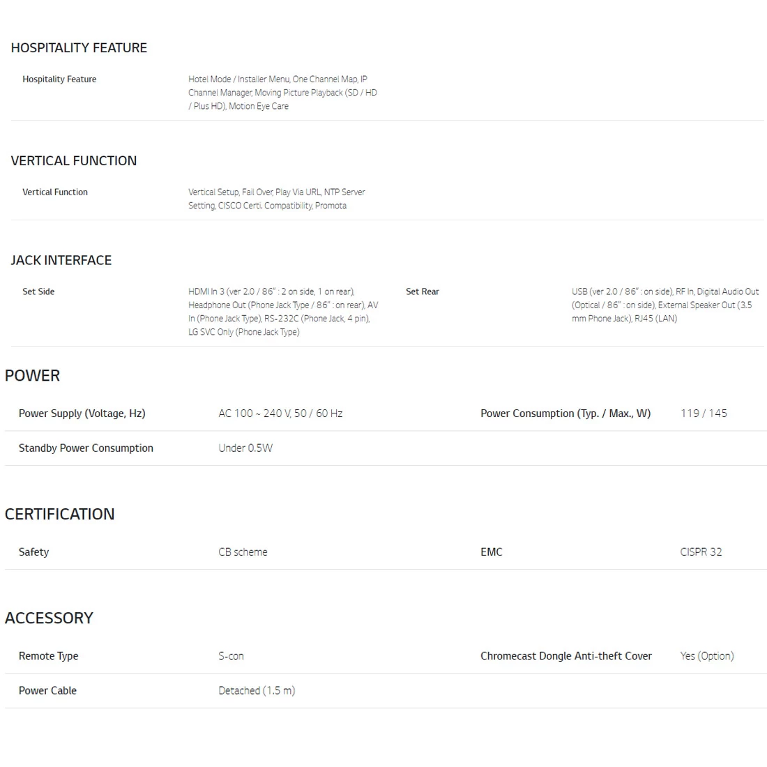 LG 50UR640S 50" UHD 400nit Commercial Signage TV (Carton Damaged - Minor) 7 LG 50UR640S 50" UHD 400nit Commercial Signage TV (Carton Damaged - Minor) - Image 7