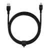 Moyork Cord+ 2m USB-A To Lightning Nylon Cable - Raven Black