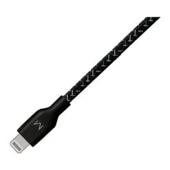 Moyork Cord+ 2m USB-A To Lightning Nylon Cable - Raven Black -Electronics Shop moyork cord 2m usb a to lightning 3