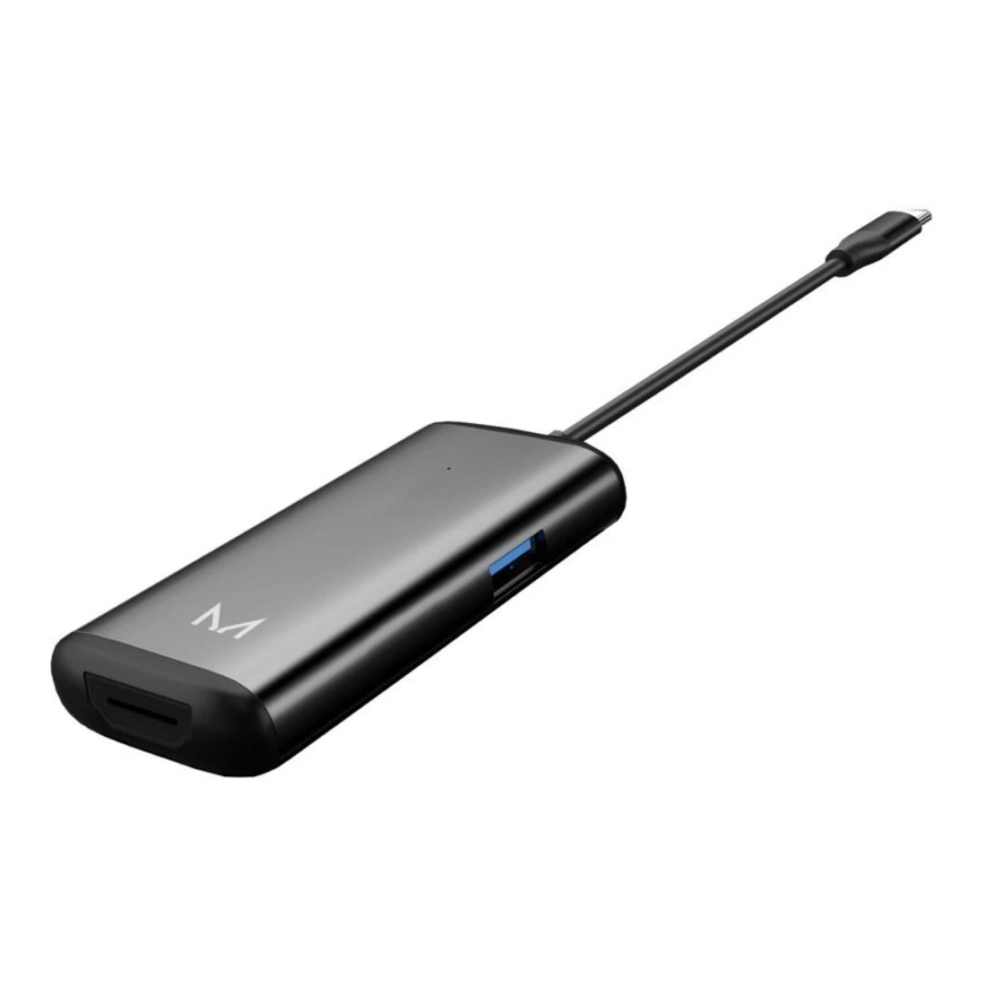 Moyork Lynk Adapter X2 USB 3.0 + HDMI 4k + USB-C - Space Grey 3 Moyork Lynk Adapter X2 USB 3.0 + HDMI 4k + USB-C - Space Grey - Image 3