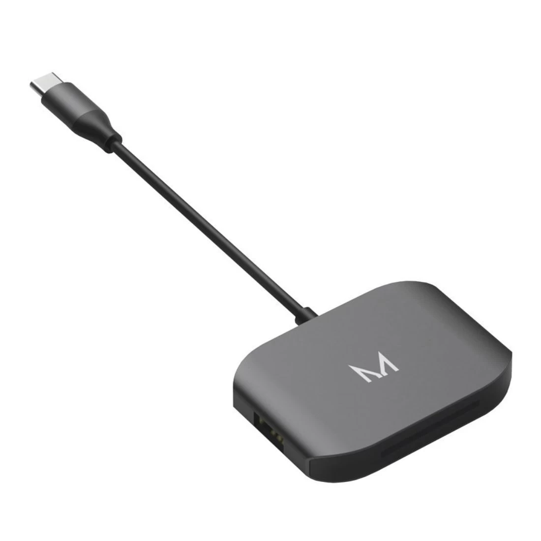 Moyork Lynk USB-C Adapter To X2 USB-A + TF/SD - Space Grey 3 Moyork Lynk USB-C Adapter To X2 USB-A + TF/SD - Space Grey - Image 3